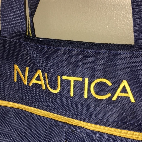 Nautica tote bag medium/large in size medium summer beach bag towel bag computer - Picture 5 of 10